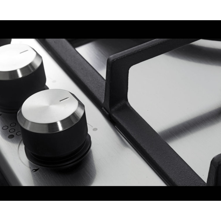 Verona Stainless Steel Gas 2 Burner Cooktop & Reviews Wayfair